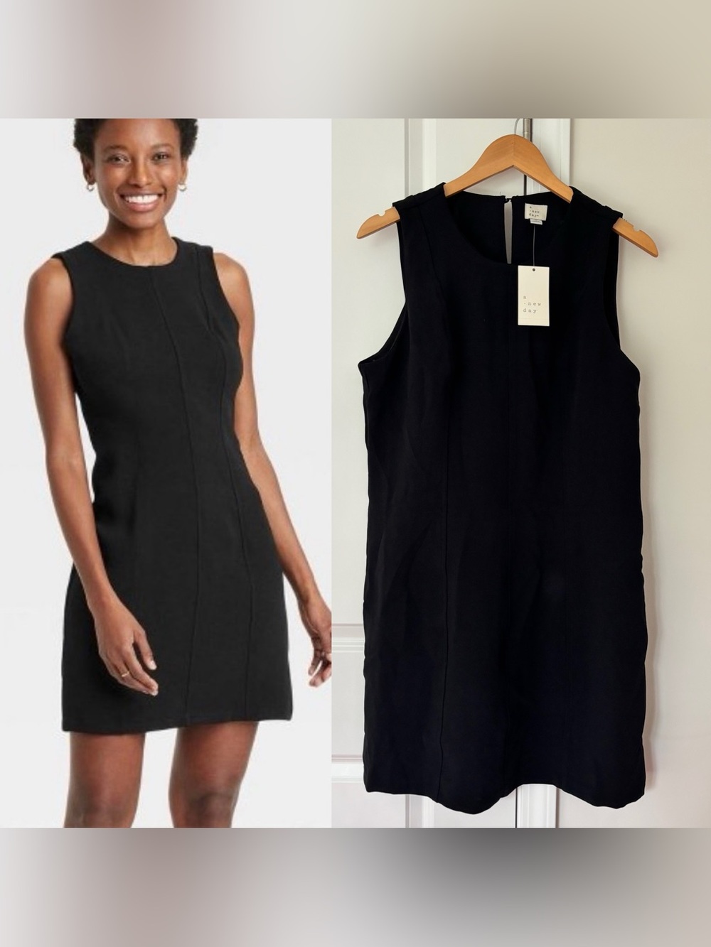 A New Day Women’s Sheath Black Dress size 14